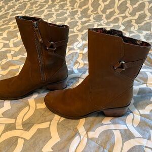 Teva Brown Ankle Booties